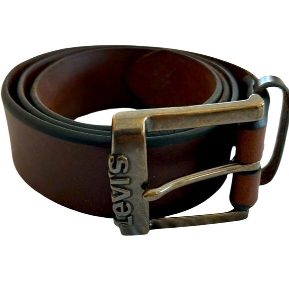 Levi’s leather belt size 36 worn once - Picture 1 of 9